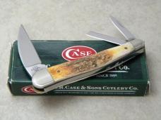 Case XX USA 2008 Genuine Stag 5355WH SS Wharncliffe Seahorse Whittler Knife in Box