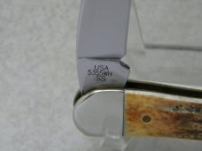 Case XX USA 2008 Genuine Stag 5355WH SS Wharncliffe Seahorse Whittler Knife in Box