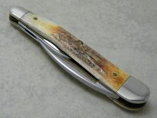 Case XX USA 2008 Genuine Stag 5355WH SS Wharncliffe Seahorse Whittler Knife in Box