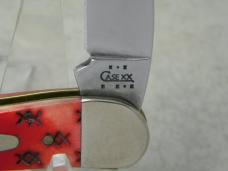 Case XX USA 2003 Genuine Dark Red Bone 6355WH SS Wharncliffe Seahorse Whittler Knife in Box