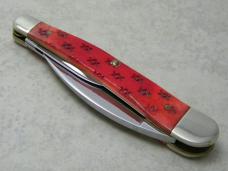 Case XX USA 2003 Genuine Dark Red Bone 6355WH SS Wharncliffe Seahorse Whittler Knife in Box