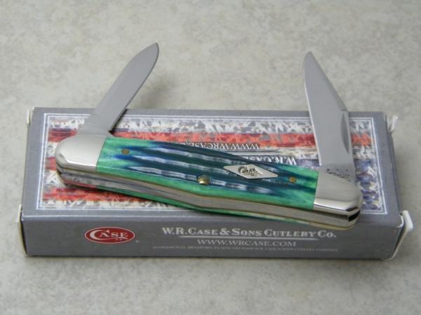 Case XX USA 2012 Kentucky Bluegrass Bone 62046 1/2 SS Humpback Half Whittler Knife in Box