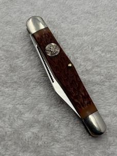Camillus New York USA Vintage Boy Scout 3 Blade Folding Knife (#20)