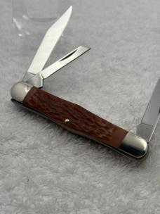 Camillus New York USA Vintage Boy Scout 3 Blade Folding Knife (#20)