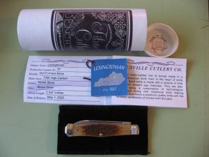 DANIELS FAMILY KNIFE BRANDS-TITUSVILLE CUTLERY-LEXINGTONIAN-IRON FURNACE BONE