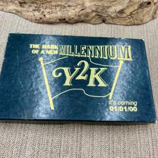Y2K Faux Pearl Trapper Folding Traditional 2 Blade Pocket Knife NIB  (1)