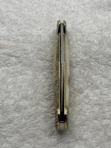 Case XX Stag 1 Blade Mini Copperlock Pattern 51749LSS Engraved Bolsters USA (#53)
