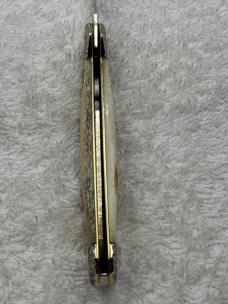 Case XX Stag 1 Blade Mini Copperlock Pattern 51749LSS Engraved Bolsters USA (#53)