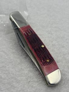 Parker Edwards Vintage 1 Blade Damascus Blade Trapper Made In Alabama USA (#39)