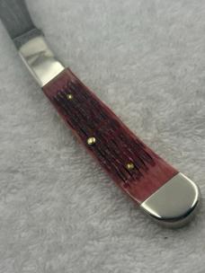 Parker Edwards Vintage 1 Blade Damascus Blade Trapper Made In Alabama USA (#39)