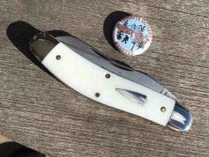 Great Eastern Cutlery 888222 Bayou Trapper Yeti Ivory PPP