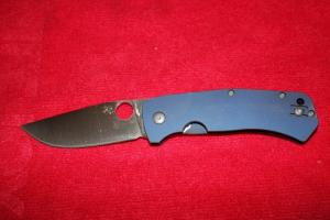 Spyderco c186TIPBL Slyz Bowie Knife Joy exclusive