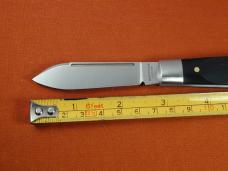 Beaver Falls Cutlery Smooth Ebony Wood Jack Knife NIT from Cooper Cutlery Made in USA EBONY