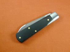 Beaver Falls Cutlery Smooth Ebony Wood Jack Knife NIT from Cooper Cutlery Made in USA EBONY