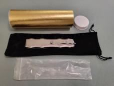 *NIB* Desert Knife Works OTF D/A "SANDSHARK" GEN II SS CHASSIS SATIN M390 D/E BLADE