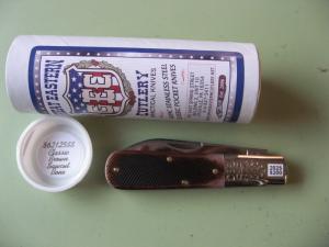 GREAT EASTERN 862125SS BOOMTOWN BARLOW BROWN SAWCUT BONE