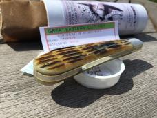 Great Eastern Cutlery 933124 Jigged Calico Bone Ram Foot TSA exclusive 
