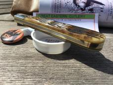 Great Eastern Cutlery 933124 Jigged Calico Bone Ram Foot TSA exclusive 