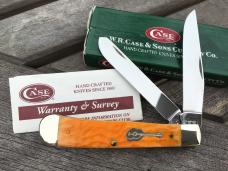 Case 2-blade Trapper Parsimmons Jig Bone 6254 SS Guitar Shield