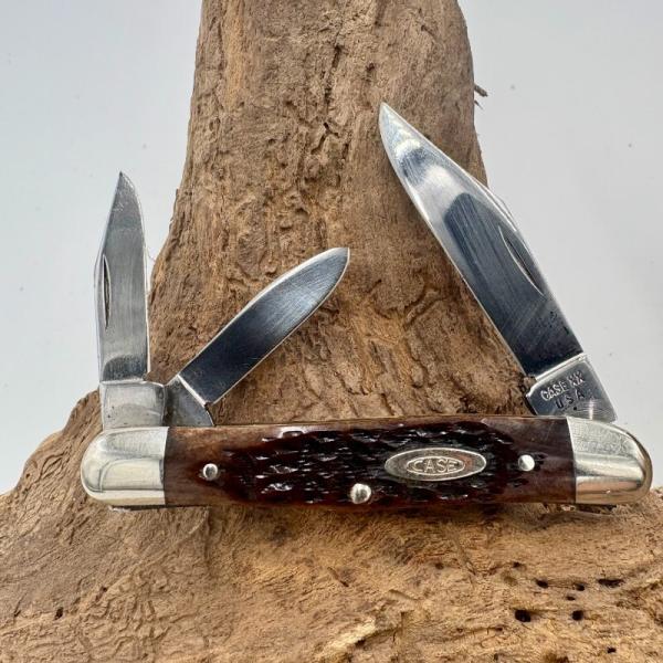 CASE XX VINTAGE BONE SPLIT BACK WHITTLER KNIFE 6308 RARE  1 DOT 1979 UNUSED (37)