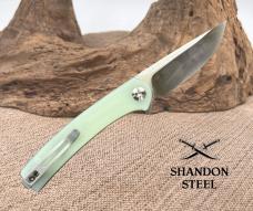 Civivi Knives Mini Asticus C19026B-3 10Cr15CoMoV Steel Natural G10 Pocket Clip 
