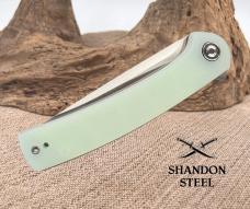 Civivi Knives Mini Asticus C19026B-3 10Cr15CoMoV Steel Natural G10 Pocket Clip 