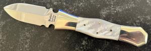 Beautiful Graham Clayton Digbys Mother Of Pearl Fixed Blade Knife Sheffield England