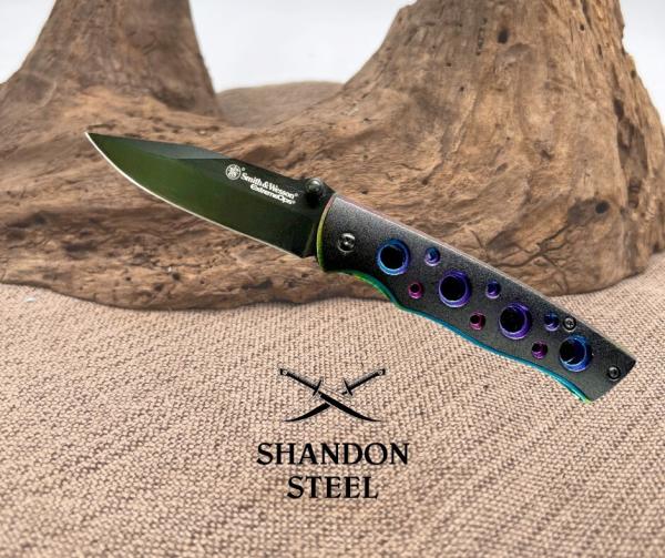 Smith & Wesson Folding Pocket Knife New ExtremeOps Framelock Pocket Clip CK113