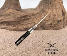 Elk Ridge Stainless Blade Black - White / Black Handle Pocket Knife - ER-943WH