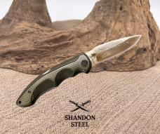 ELK RIDGE XCHANGE ER-942BKCS KNIFE/ CHANGEABLE BLADES FOLDING HUNTING SHEATH