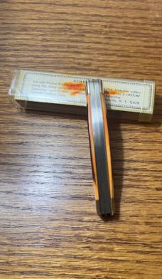 SCHRADE NY USA 832 POCKET KNIFE & 832 VIEW TUBE BOX