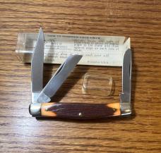 SCHRADE NY USA 832 POCKET KNIFE & 832 VIEW TUBE BOX