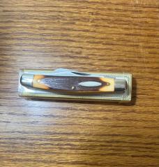 SCHRADE NY USA 832 POCKET KNIFE & 832 VIEW TUBE BOX