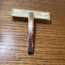 SCHRADE USA 896K POCKET KNIFE & 896K VIEW TUBE BOX - NOS