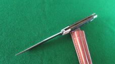 RARE WWII FHM Philippine Batangas Balisong Butterfly Knife w/Original Leather Pouch