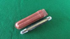 RARE WWII FHM Philippine Batangas Balisong Butterfly Knife w/Original Leather Pouch