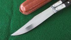 RARE WWII FHM Philippine Batangas Balisong Butterfly Knife w/Original Leather Pouch