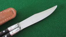 RARE WWII FHM Philippine Batangas Balisong Butterfly Knife w/Original Leather Pouch