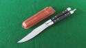 RARE WWII FHM Philippine Batangas Balisong Butterfly Knife w/Original Leather Pouch