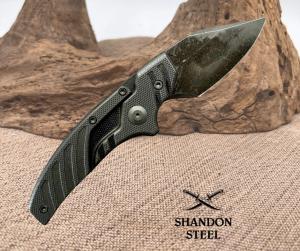 Civivi Typhoeus Adjustable Fixed Black C21036-1 14C28N G10 Knife Sheath