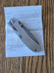 A.G. Russell Original One-Hand Knife – Rare Damascus Blade – Made in USA (Assembled)