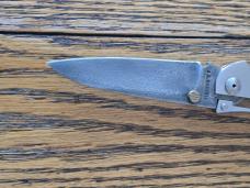 A.G. Russell Original One-Hand Knife – Rare Damascus Blade – Made in USA (Assembled)