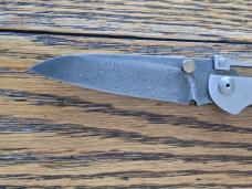 A.G. Russell Original One-Hand Knife – Rare Damascus Blade – Made in USA (Assembled)