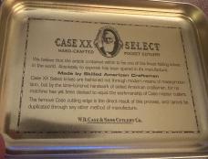 2005 Case Select Large Copperlock w/Exotic Amboyna Wood Handles, Worked Blade,Back Spring&Fluted B’s