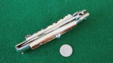 RARE c. 1960's C. JUL HERTBERTZ Rostfrei 20cm 8" RED DOT Safety STAG Stiletto MINT !