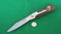 RARE c. 1960's BOKER 1909 GUARDIAN ETCHED Tortoise Shell Scales Engraved NICE !