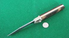 RARE c. 1960's BOKER 1909 GUARDIAN ETCHED Tortoise Shell Scales Engraved NICE !