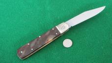 RARE c. 1960's BOKER 1909 GUARDIAN ETCHED Tortoise Shell Scales Engraved NICE !