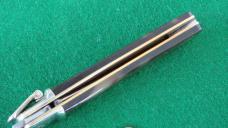 RARE c. 1960's BOKER 1909 GUARDIAN ETCHED Tortoise Shell Scales Engraved NICE !