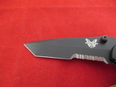 Benchmade Mini Griptilian Tanto Axis Lock Black Model # 557